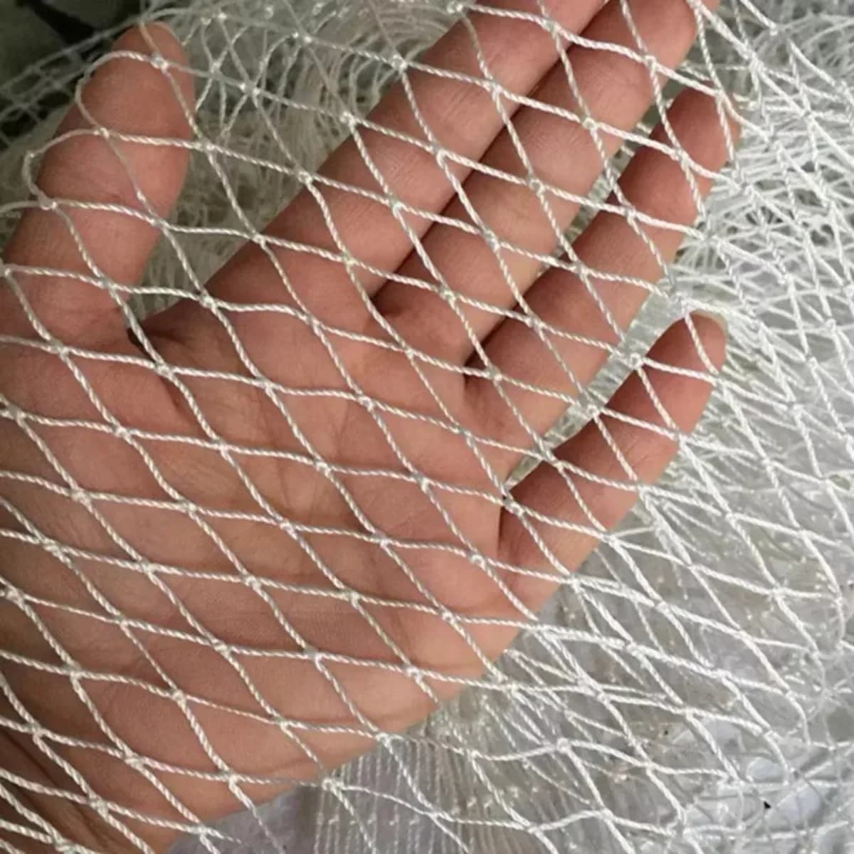 Rete da pesca semilavorata Rete da paletto Rete da allevamento Rete di protezione per colture Balcone Isolamento Rete di nylon multifunzione Maglia 5mm-50mm