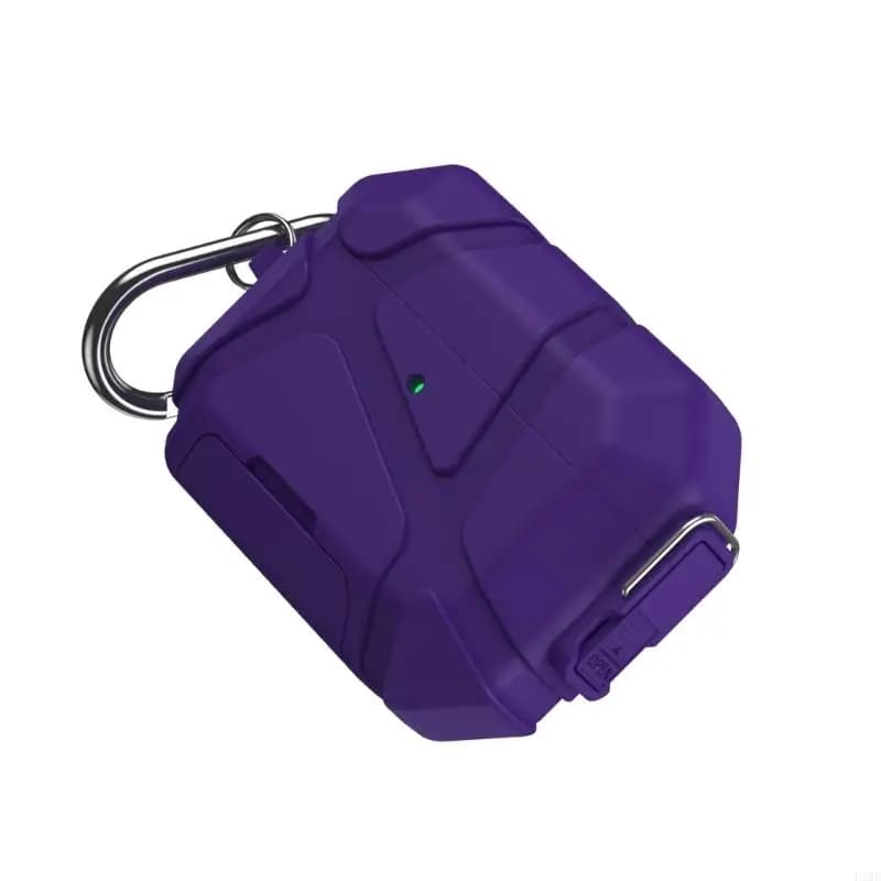 Protective case with phone support function with automatic adjustment for Pods Pro3 with secure lock and monitor