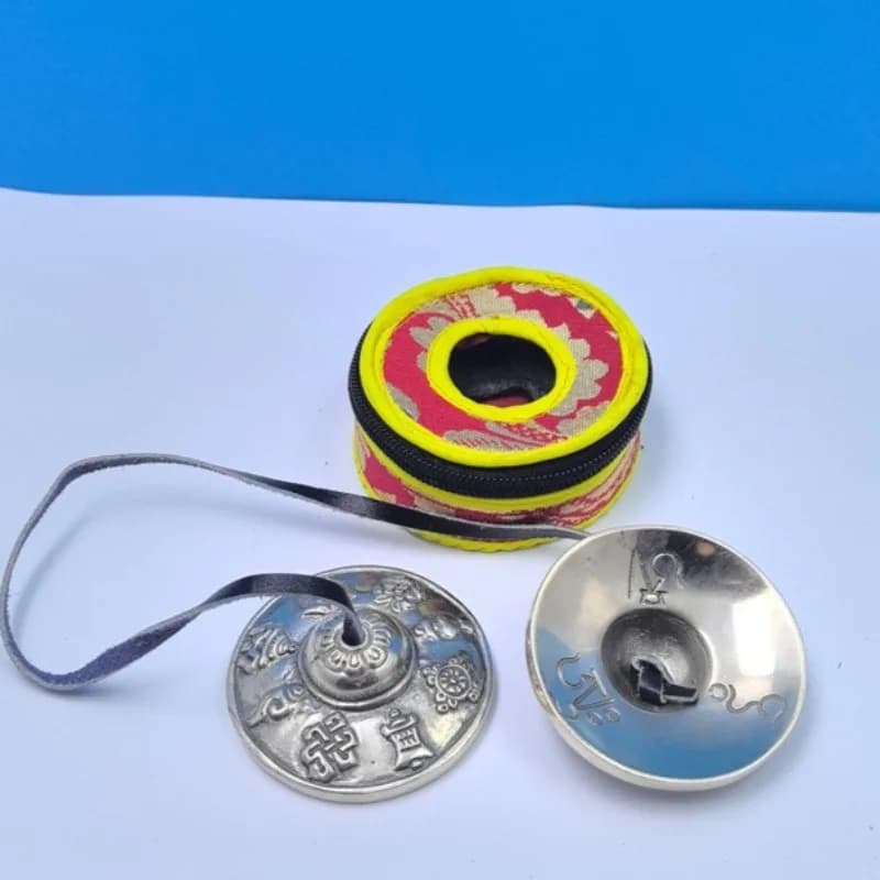 Nepal Tinkle Bell Tibetan Meditation Handheld Tinkle Bells Sound Healing Copper Bell Yoga Children Portable Orff Instruments