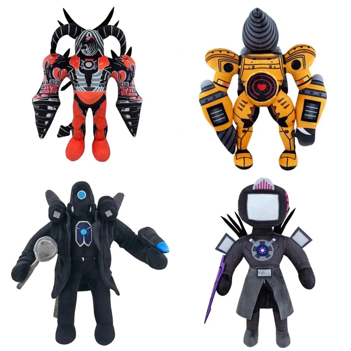 New Skibidi Toilet Doll Toys Anime Game Action Figure Titan Tv Man Cameraman Charm ornamenti da collezione regali per i fan dei bambini