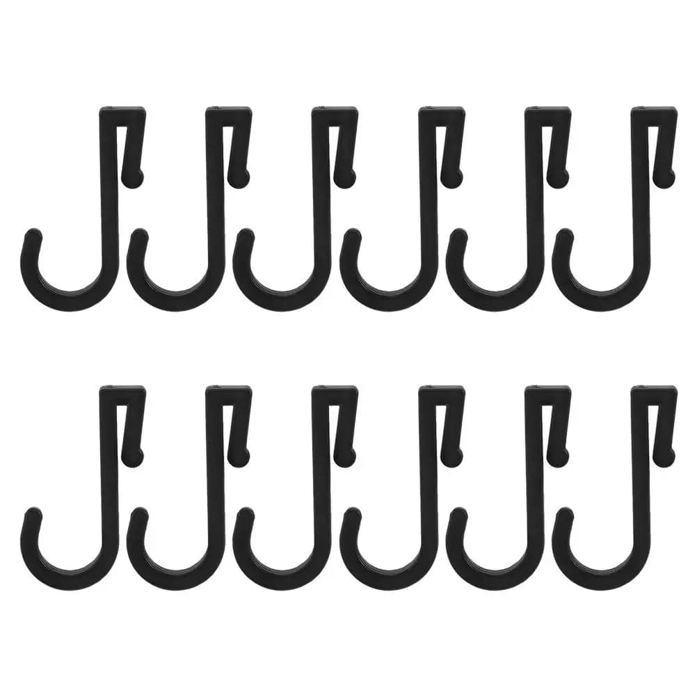 12 Ganci in Plastica Multiuso Piatti per Appendere Asciugamani, Cappelli, Cappotti, Borse in Cucina, Bagno, Ingresso, Lavanderia