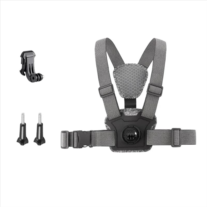 A25P Accessories for Action Camera GoPro: Adjustable Pettoral Support with Combo D Strap