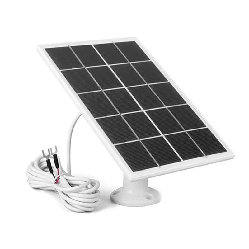 Affidabile Pannello Solare da 20W per Videocitofono 360 ° Supporto regolabile per campanello 4/3/3 Plus/2 B