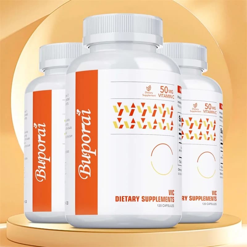 Vitamin C Supplement - Immunite System Stimulator and Collagen, High Absorption, Skin Vitamins, Vegetarian, Vegan, Non-GMO
