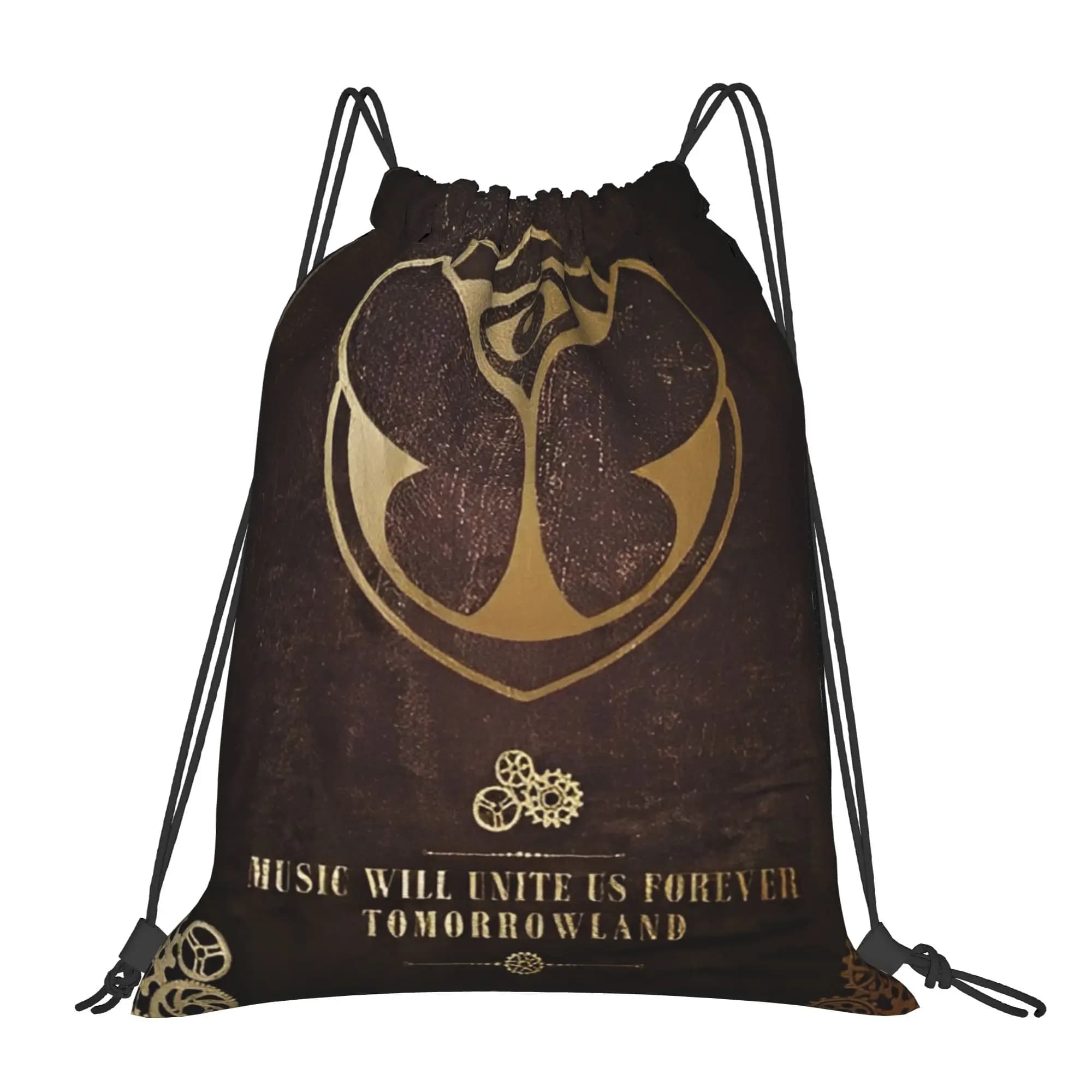 Tomorrowlands Drawstring Bags Sports Backpack Gym Sackpack Water Resistant String Bags for Exercise