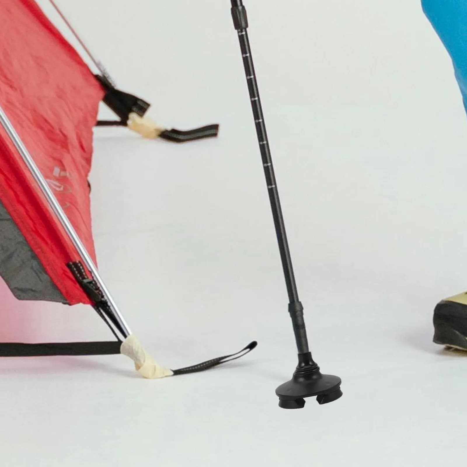 Anti-Wear Crutch Pads Non-Slip Foot Covers for Elderly Walking Cane Tips Stability Protector Trekking Pole Foot Covers Crutches