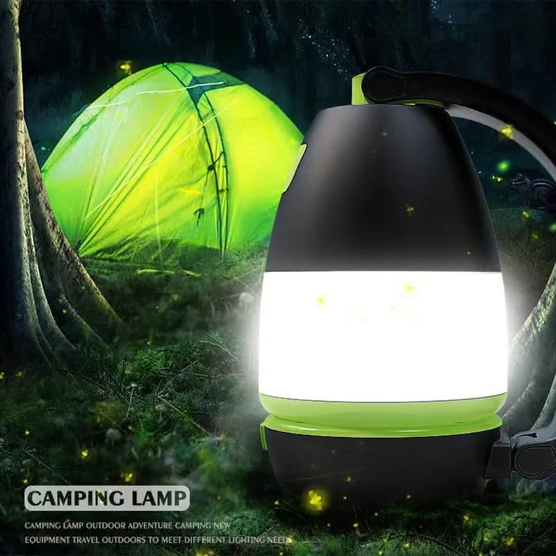 -A89Z Torcia Power Bank LED multifunzione USB ricaricabile Luce da campeggio/Lampada Escursionismo all'aperto Lampada da tavolo 3 in 1 per la casa