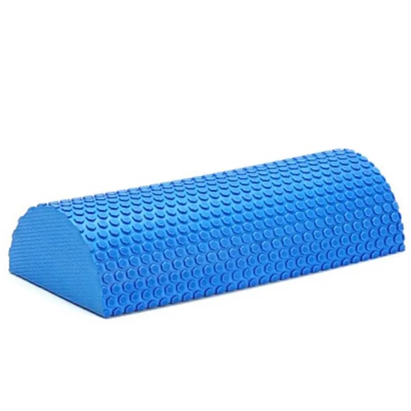 30-45cm Half Round EVA Massage Foam Roller Yoga Pilates Equipment For Fitness Balance Pad Yoga Blocks With Massage Point Floating