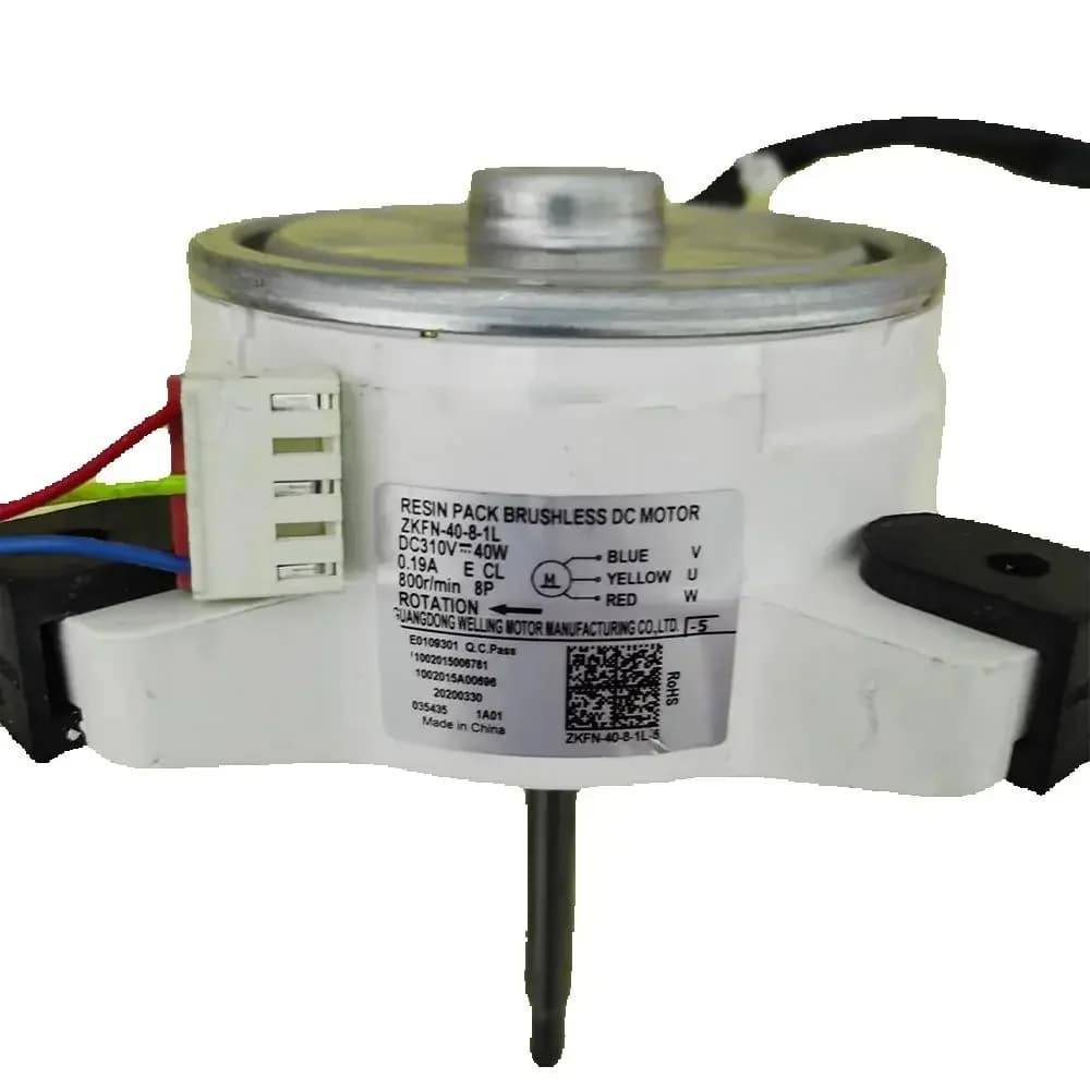 Adatto per motore dell'aria condizionata a frequenza variabile Midea Motore brushless DC Motore del ventilatore esterno ZKFN-40-8-1L rotazione inversa
