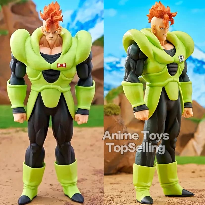29 cm/11.42 pollici Anime Dragon Ball Z ANDROID 16 Figure Action Figures Collezione di statue in PVC Modello Giocattoli Regali