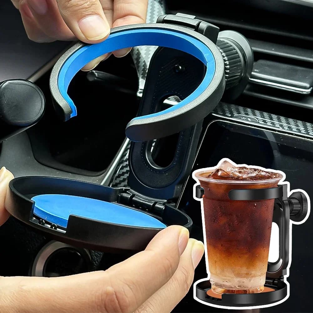 Portabevande per auto Presa d'aria per auto pieghevole universale Portabicchieri Portabevande Posacenere Staffa di fissaggio Accessori per la conservazione