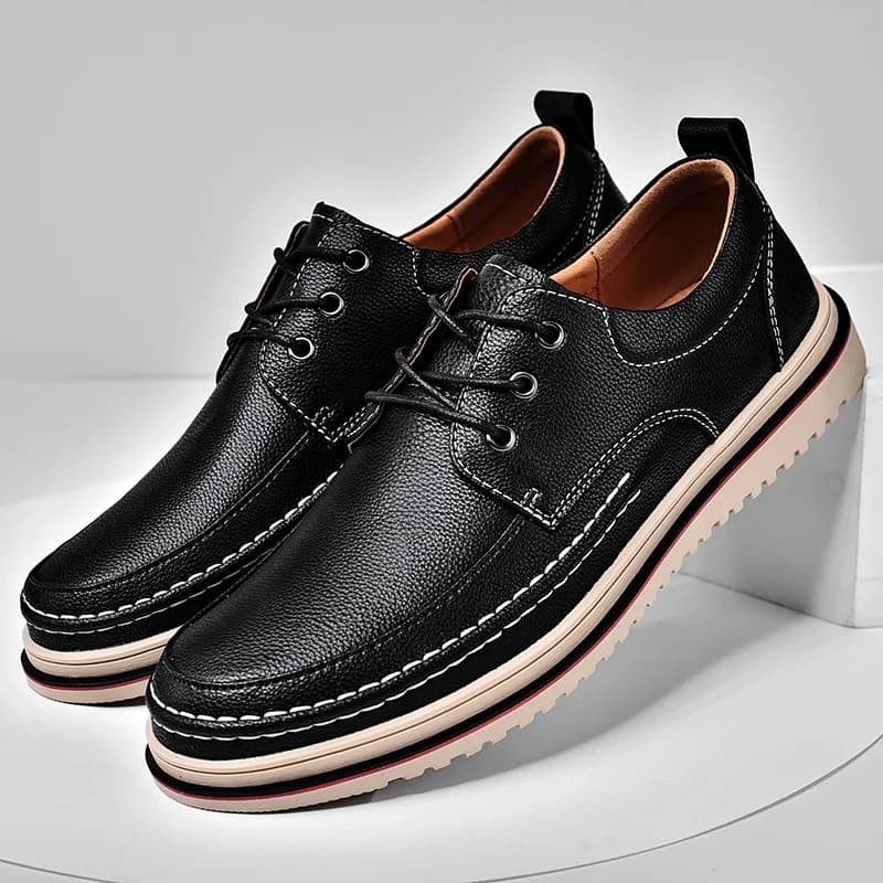 Scarpe da lavoro casual Golden Sapling per uomo Scarpe basse in pelle Scarpe derby per il tempo libero da uomo Scarpe da uomo d'affari Abito mocassino formale