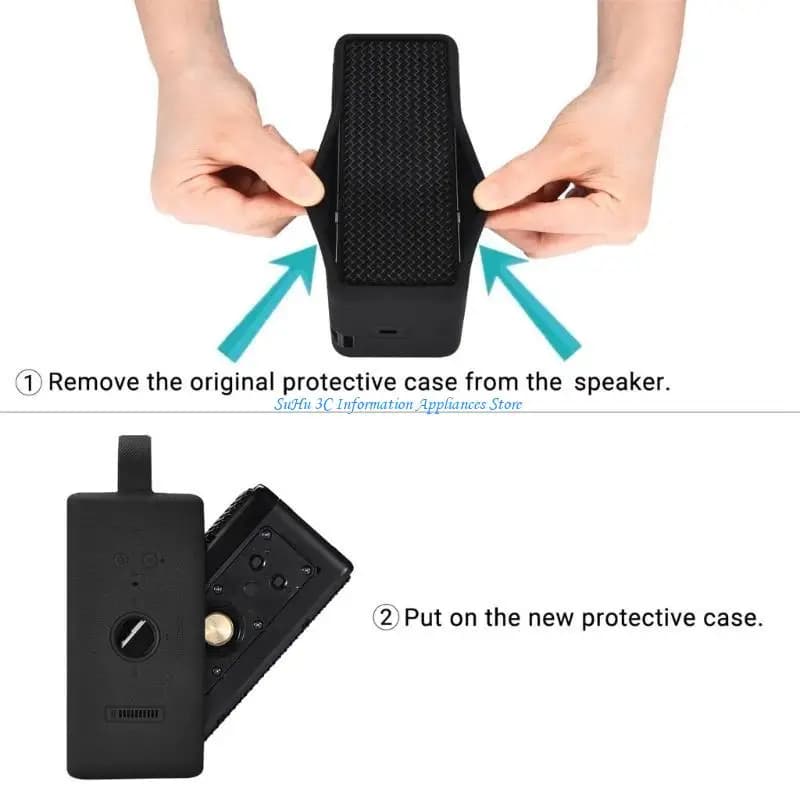 Shock Resistant Silicone Protective Case for Embt 3 Speaker Protective Case