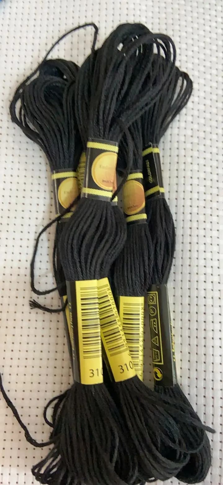 10 PZ/LOL Set Punto Croce Filo Da Ricamo Filo Per Principianti FAI DA TE 8 M Matassa Nessuna Ripeti Arcobaleno DMC CODICE 310