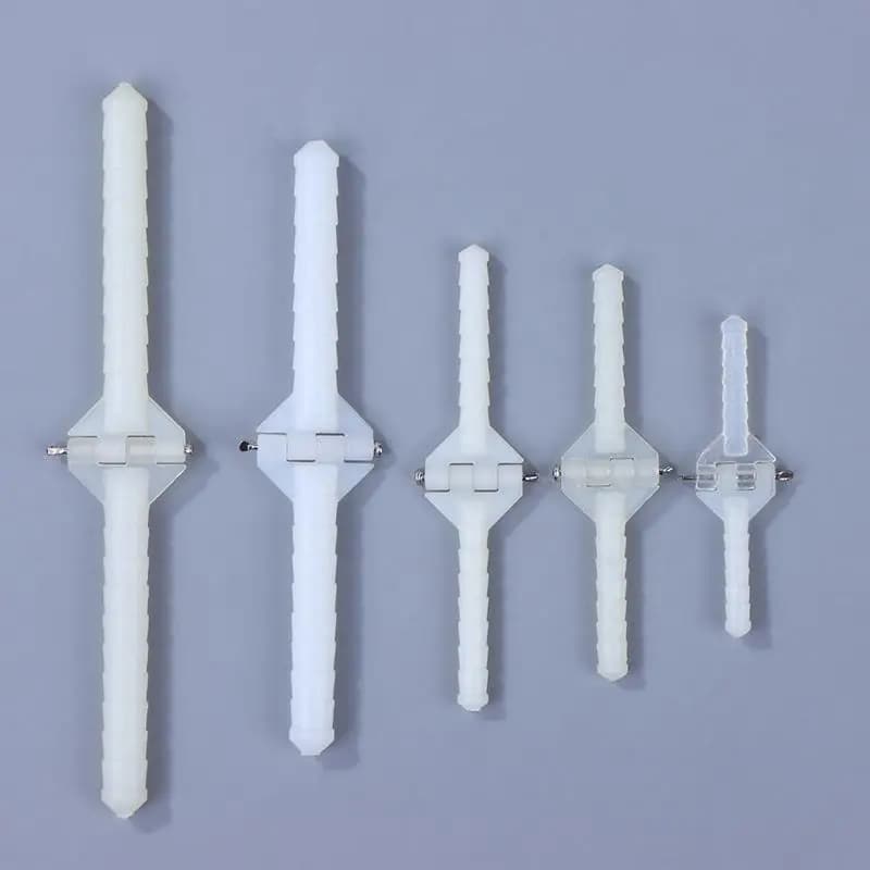 5 pezzi cerniera ad ago/cerniera a foglia sciolta/cerniera a perno/connettore ala coda alettone KT schiuma Balsa RC aereo universale
