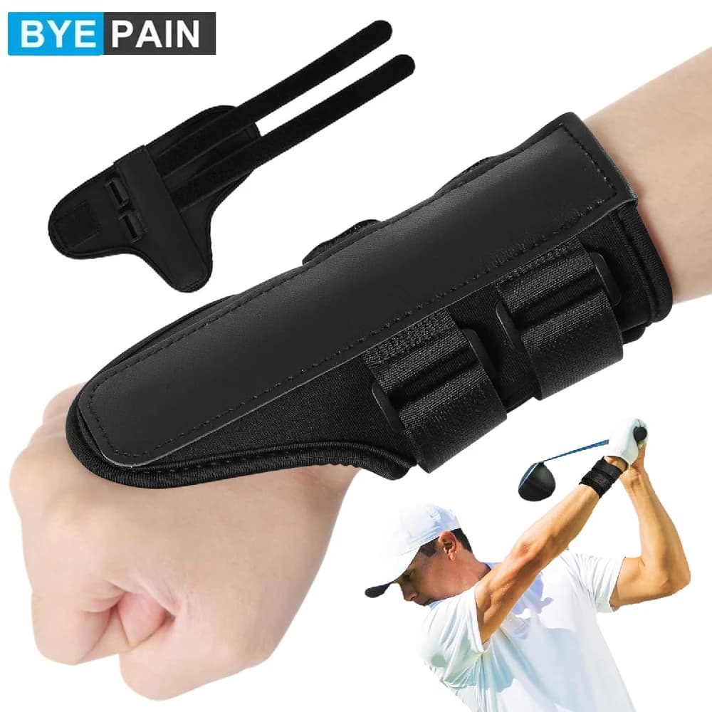 1 Pezzo Ausilio per l'Allenamento dello Swing di Golf, Fascia da Polso per l'Allineamento del Gesto, Strumento di Pratica, Correttore di Swing per Principianti