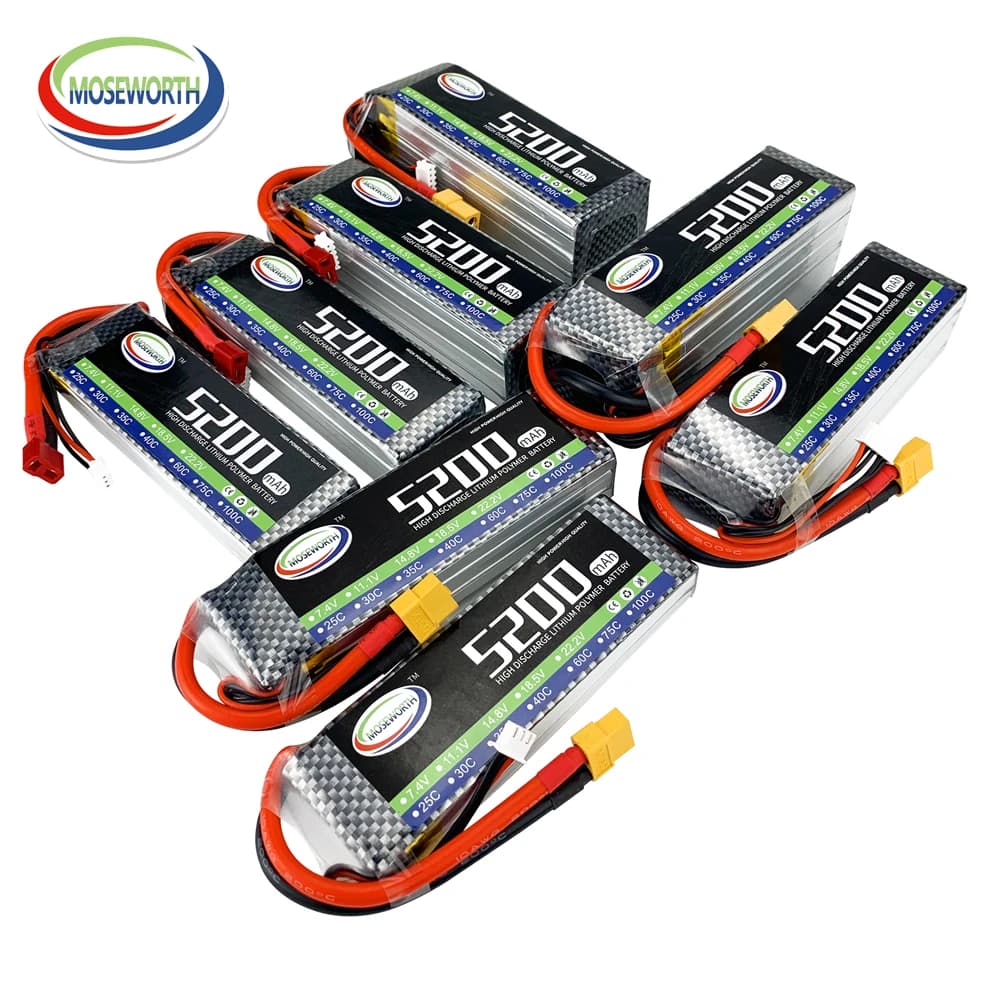 5S 18.5V RC Lipo batteria 3300mAh 5500mAh 4200mAh 5000mAh 5200mAh 6000mAh batteria RC con XT60 XT90 T spina per RC Car Drone Boat