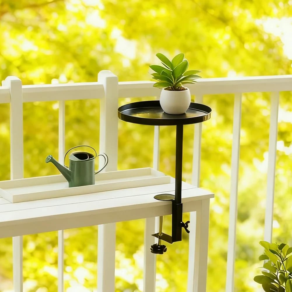 Adjustable Window Sill Tray Support Iron Rack for Potted Plants Outdoor Storage Plant Stand Space Saving Solution