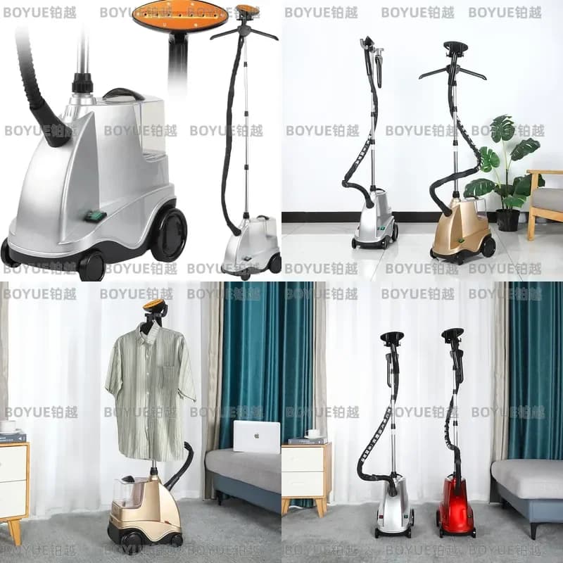 High Power Vertical Steam Iron Garment Steamer Quick Heating Wrinkle Remover 3 Gear Temperature Control Hanging Clothes