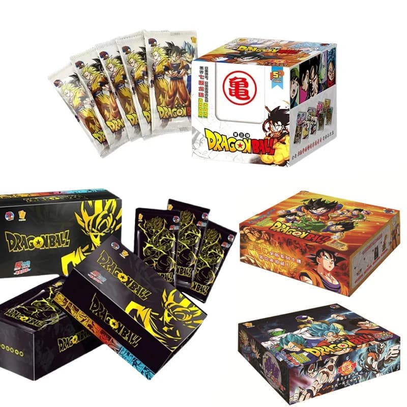 Carte Dragon Ball Lucide Son Goku Saiyan Vegeta Anime Trading Battle Booster Box Gioco di Carte da Collezione per Bambini Regalo Giocattolo