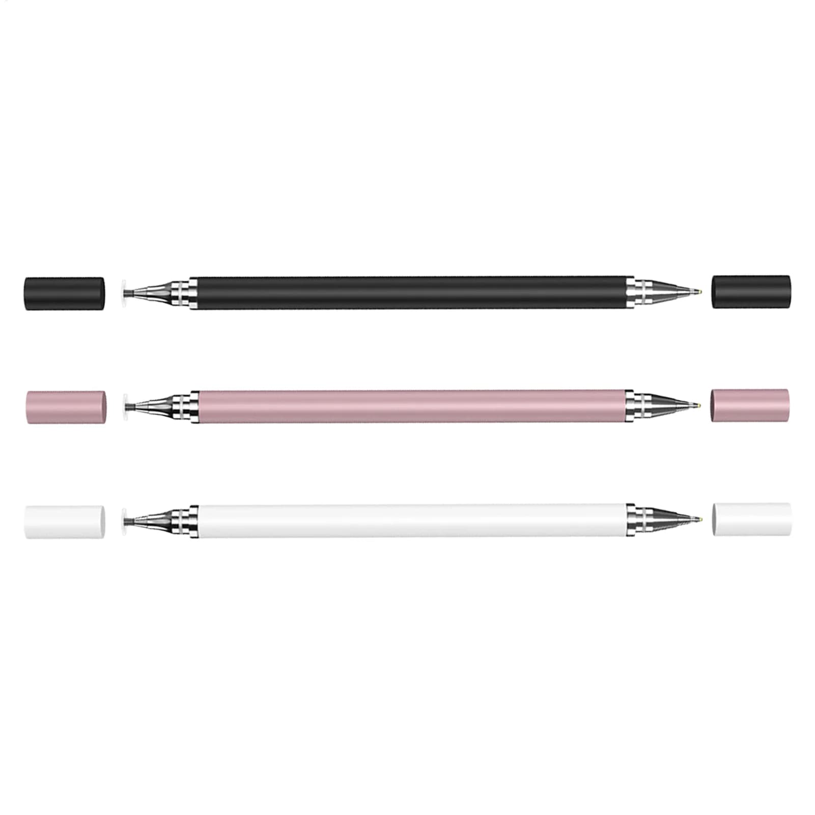 Penna Stylus 2 in 1 universale per touchscreen, penna capacitiva per disegno su tablet, iPad, Android, iOS, telefono