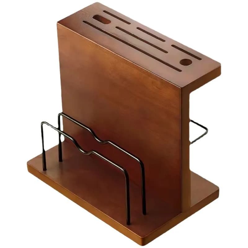 Kitchen rack in solid wood, multifunctional, with cutter and ventilation