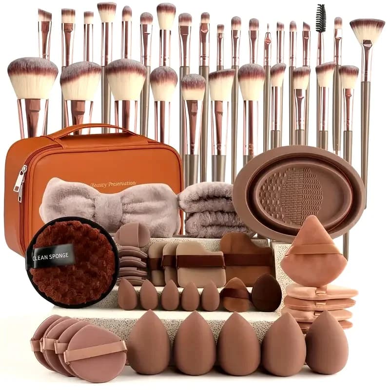 3-20Pcs Premium Makeup Brushes Set Soft Fluffy Beauty Cosmetic Foundation Makeup Brush Eyeshadow Blush Kabuki Make Up Tools