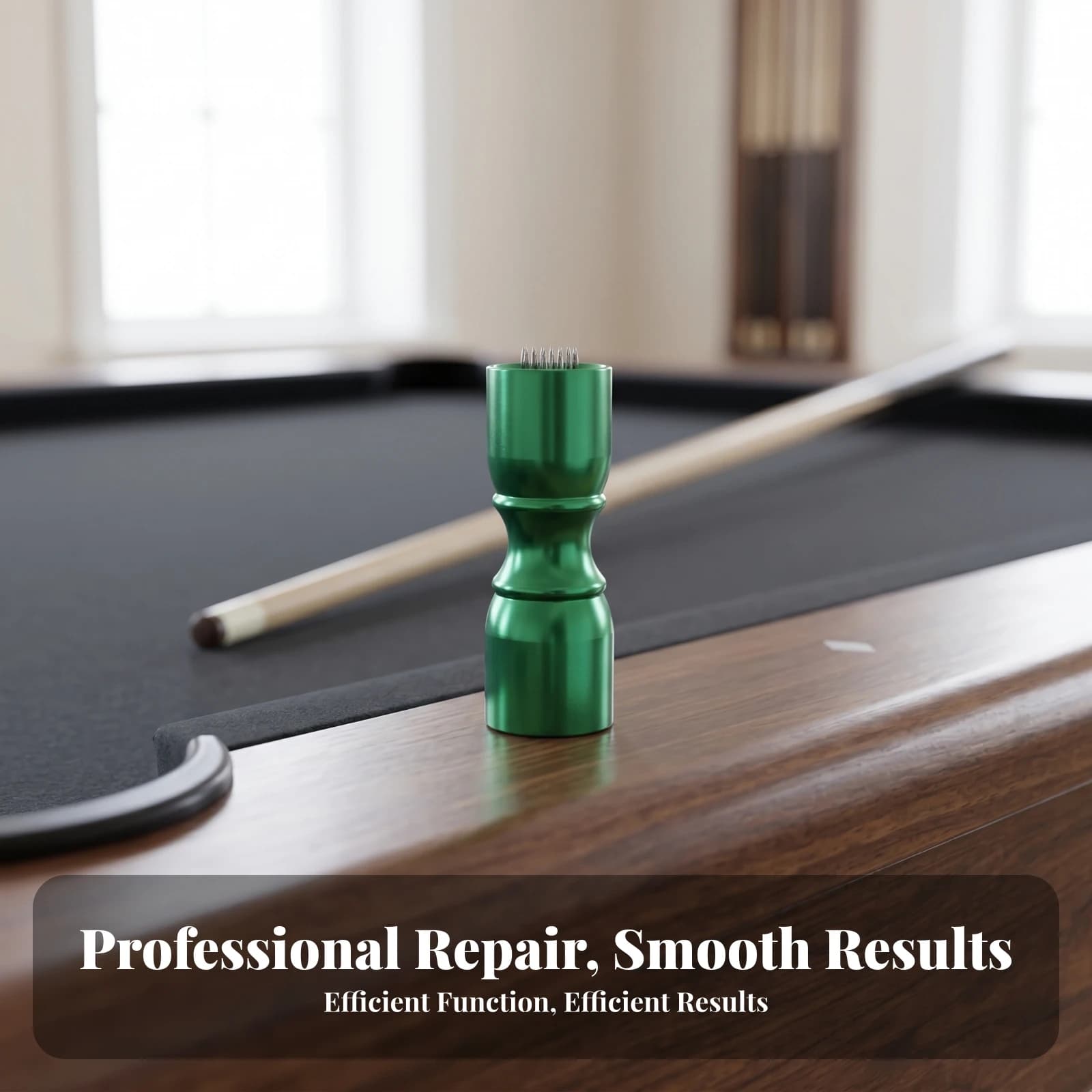 Smooth Silver-Toned Finish Cue Tip Repair Tool Pool Stick Maintenance Tool Billiard Cue Tip Shaper Machined Sports Accessory