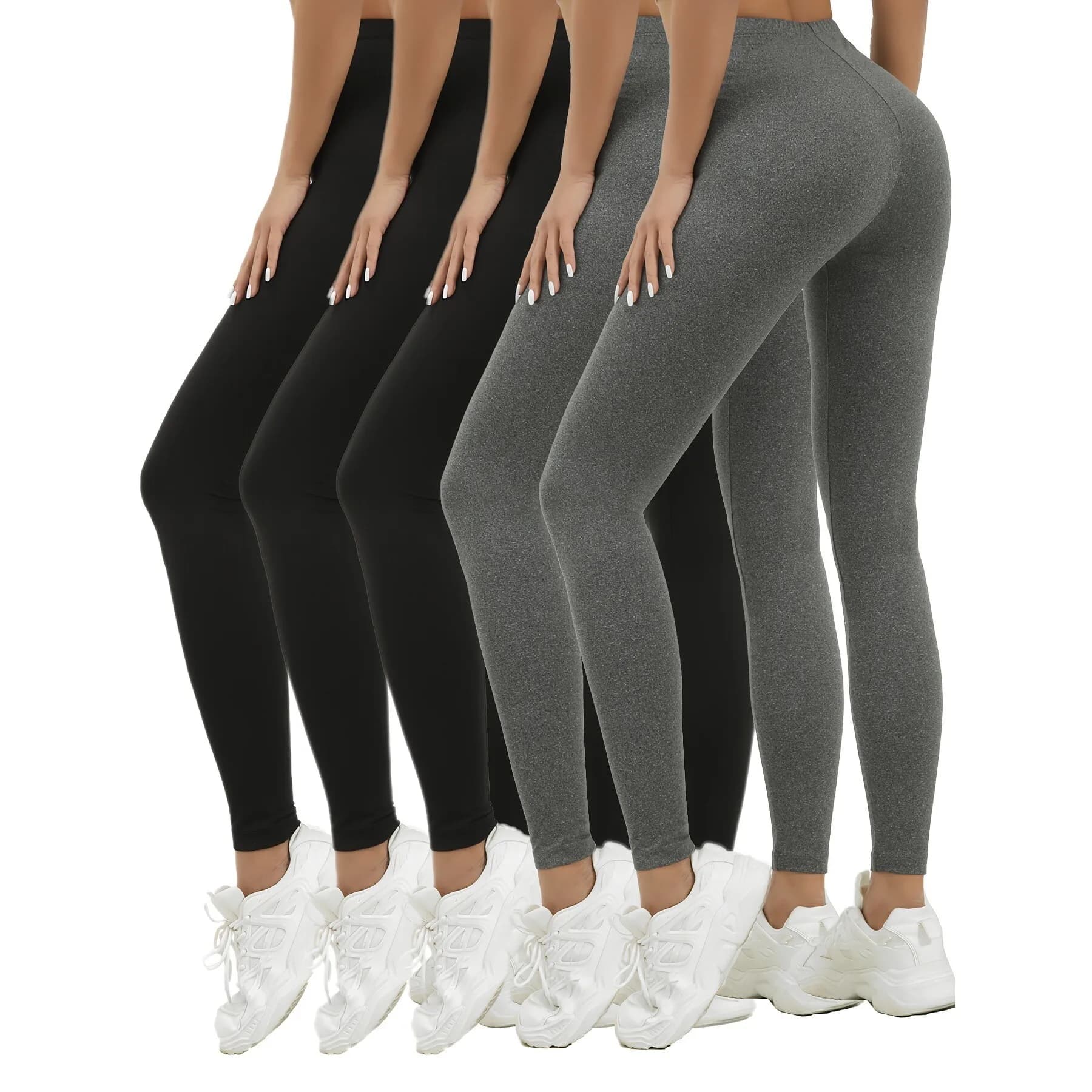 Leggings Sottili in Modal J 40451, Pantaloni Base Layer da Donna, Comodi, Traspiranti, Alla Moda, Collezione Primaverile Neutra