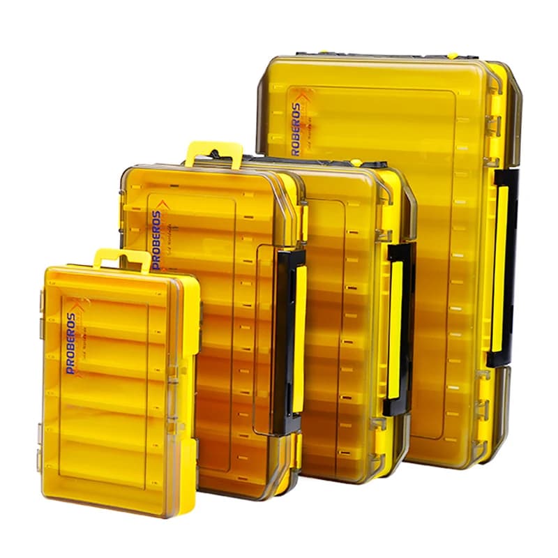 Fishing equipment box Accessories Storage box Double-sided bait bait for bait Organizer boxes for waterproof fishing gear