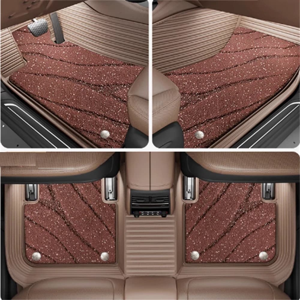 Per Cadillac Escalade Auto Tappeti Tappetini per auto personalizzati a doppio strato Accessori per auto Fodere per pavimenti