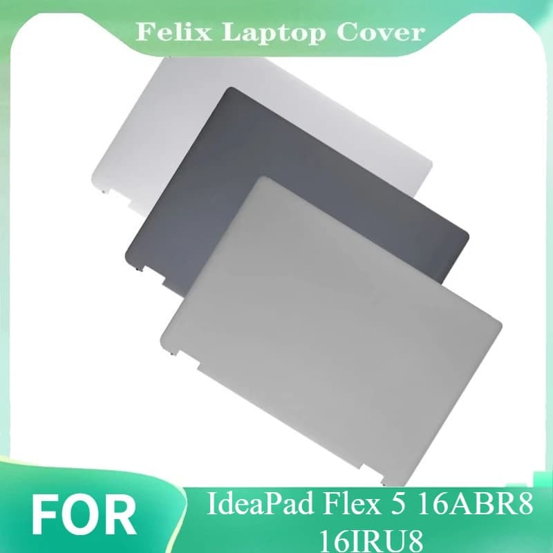 Metallo Sostituisci Copertura LCD Del Computer Portatile Della Copertura Posteriore Per IdeaPad Flex 5 16ABR8 16IRU8 Coperchio Posteriore Top Case Borsette Grigio 5CB1K601