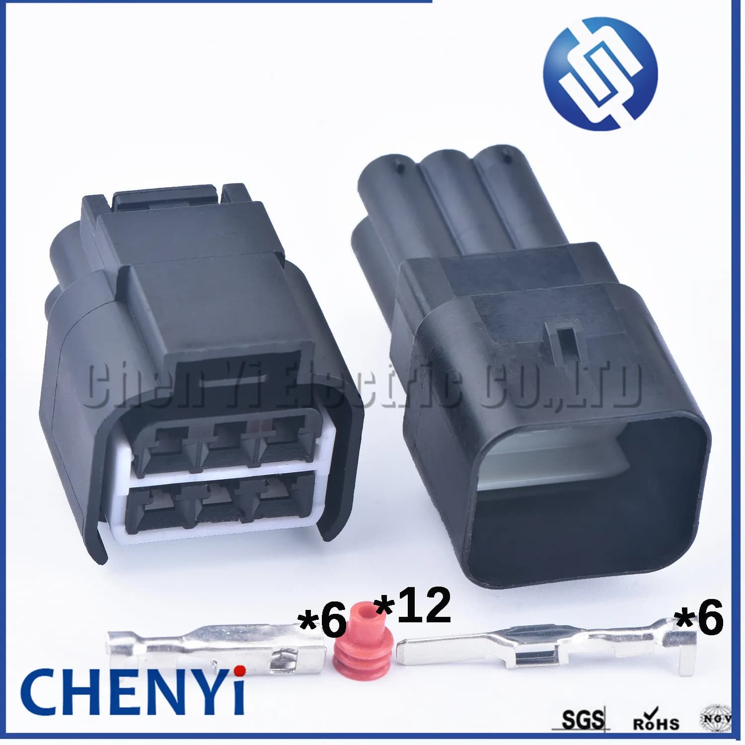 Connettore per pompa per vuoto automobilistico maschio o femmina a 6 Pin spina per pompa freno per auto 936294-2 936257-2 con terminale per Hyundai i30n Kia