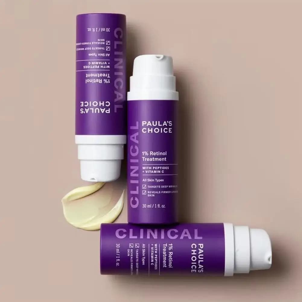 Paula's Choice Treatment to Retinol 1% with Peptides and Vitamin C, Anti-Age Serum to Reduce Profonde Rugs and Rassodare Skin for All Skin Types