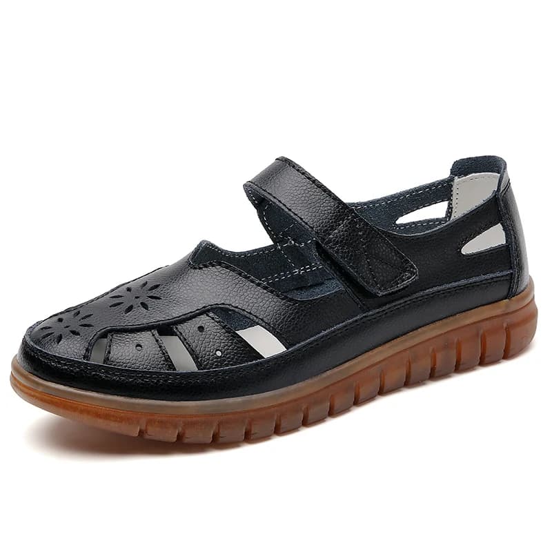 Scarpe romane casual antiscivolo alla moda da donna Sandali da donna in vendita Scarpe bianche Pantofole estive in pelle traspirante