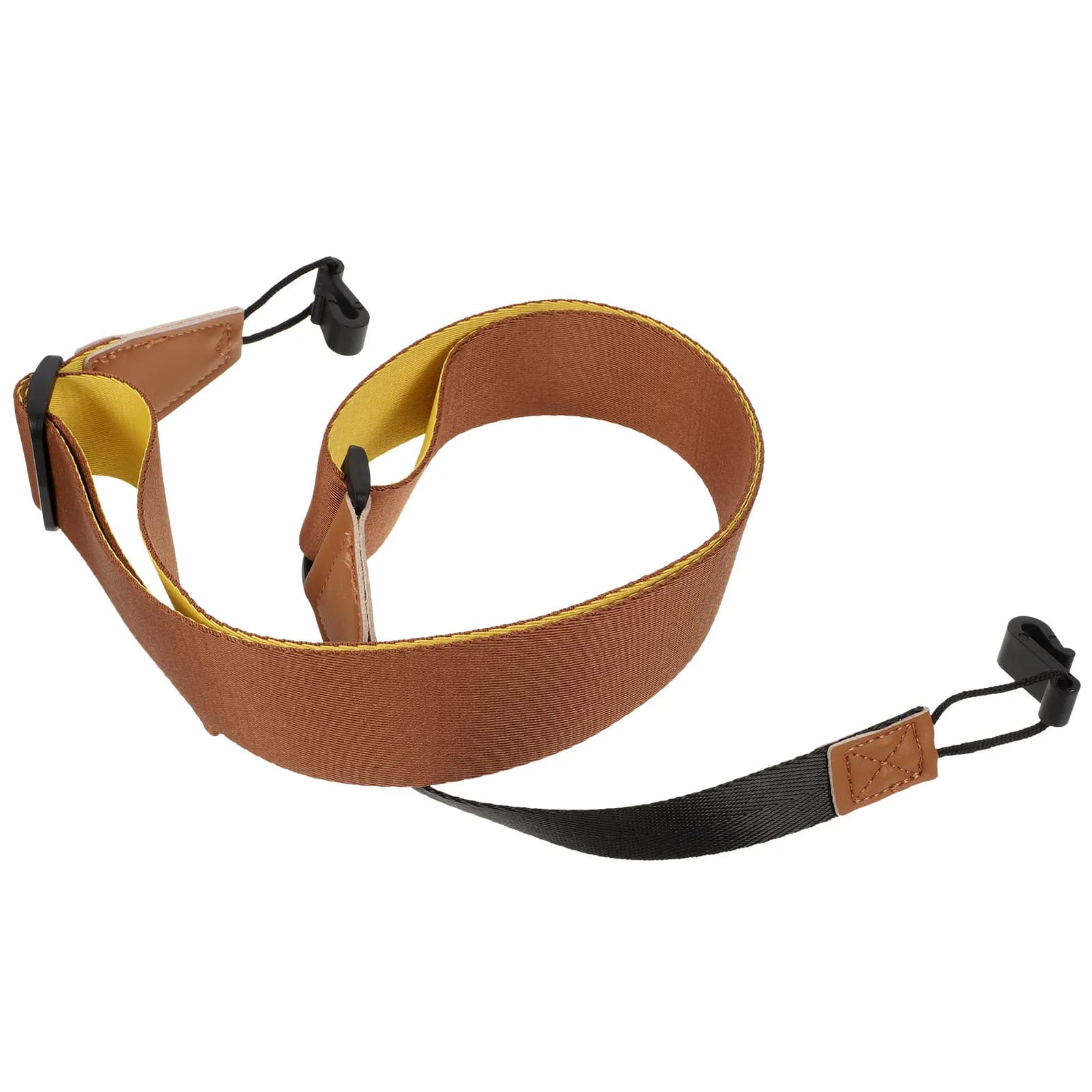 Tracolla Professionale Regolabile per Ukulele, Design a Doppio Gancio Senza Foratura, Resistente all'Usura per Ukulele, Chitarra, Basso, Mandolino