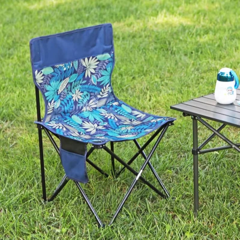 Sedia da Campeggio Pieghevole Leggera con Schienale, Sedia Relax per Esterni, Accessori per la Pesca, Silla De Campamento, Attrezzatura da Campeggio