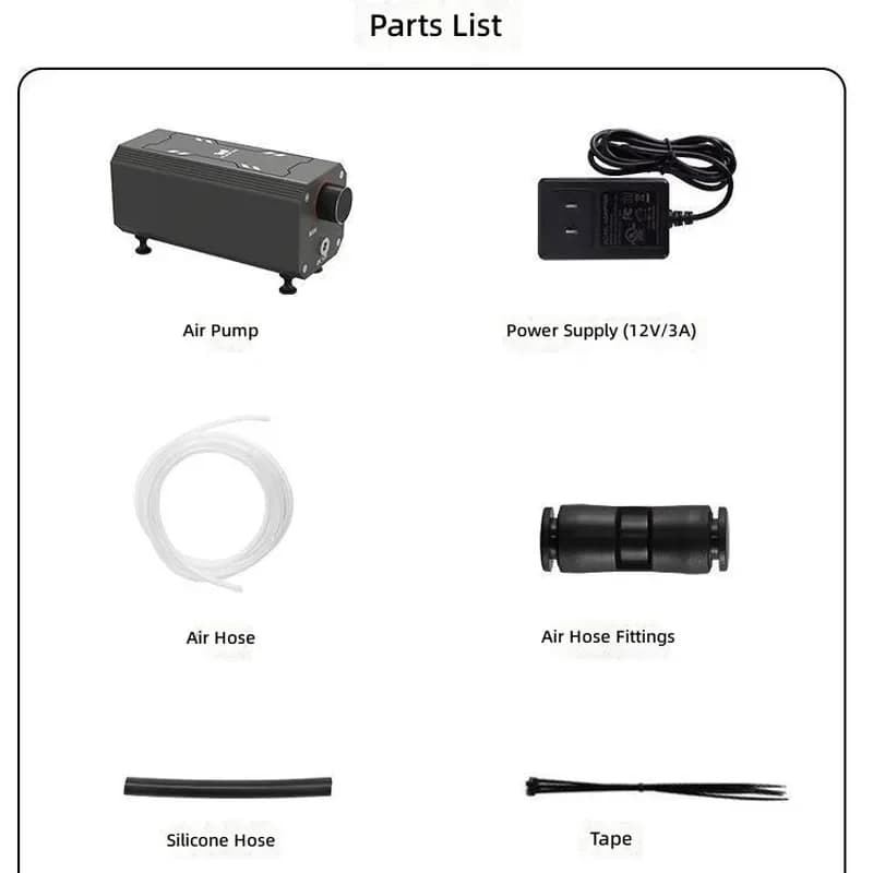 Small Laser Engraving Machine Air Pump Auxiliary Set DIY Cutting Air Blowing Device Special Accessory Part for Engravers