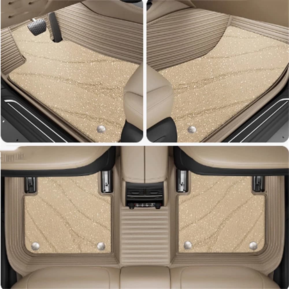 5D Custom Car Floor Mats For Chevrolet Malibu Auto Carpets Double Layer Foot Coche Floor Liners Blanket