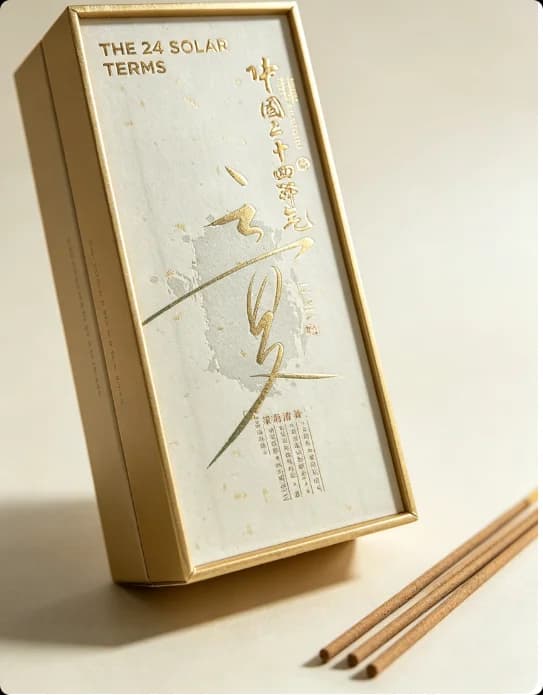 Premium 24 Solar Terms Chinese Zen Incense Sticks Natural Herbal Handcrafted Incense Gift Box For Meditation Home Fragrance