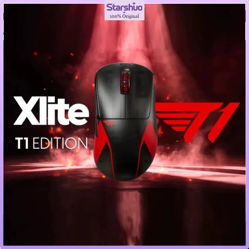 Pulsar Xlite V4 PRX Paper Rex Co-branded Wireless Gaming Mouse 52-54g Ultralight XS-1 32000DPI Sensor 8KHz Polling Rate Right Ha
