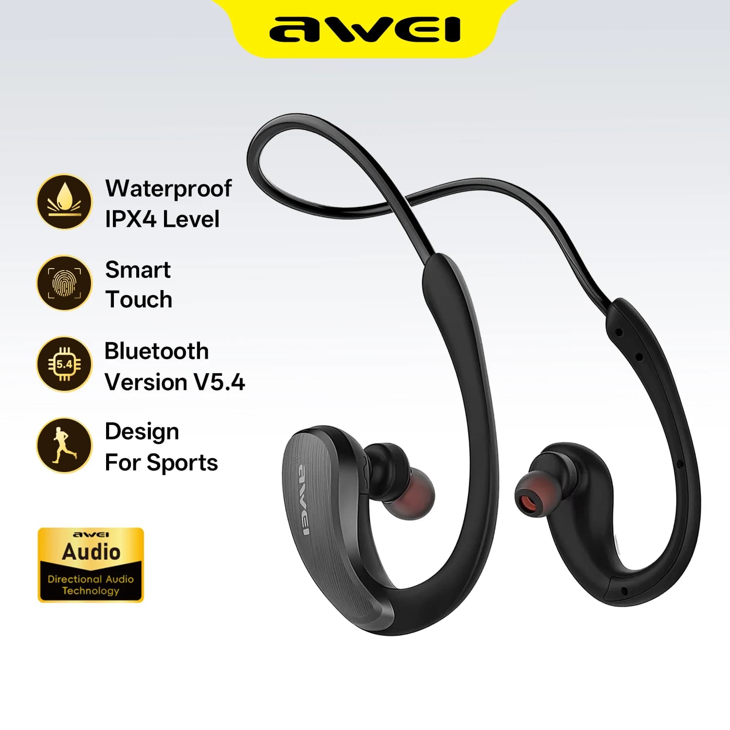 Awei A885BL Wireless Bluetooth Earphones Gaming headset Headset Open earphones Earphones for iPhone 17 16 15