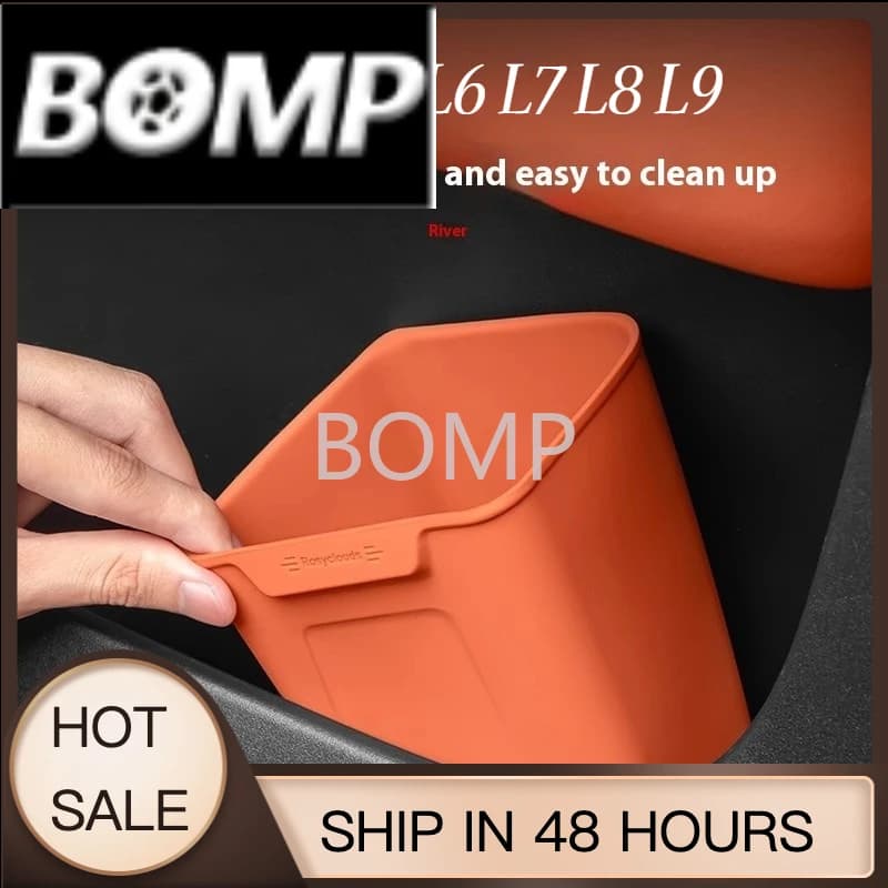 BOMP Fit For Li L6 L7 L8 L9 LIXIANG Car Trash Can Auto Door Umbrella Storage Bucket In Car Placement Storage Box Cup Holder