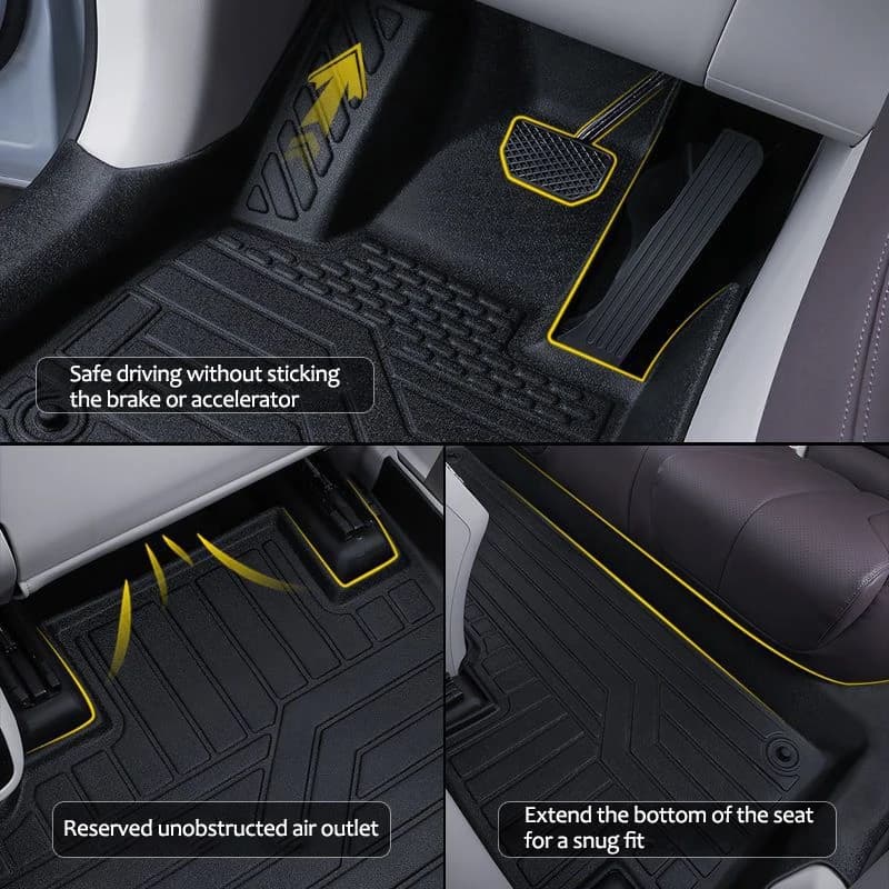 Full Set Car Floor Mats For Mazda EZ-60 CX-6e CX6e J90K EZ60 2025 2026 2027 Waterproof Pad Foot Rug Floor Cover Auto Accessories