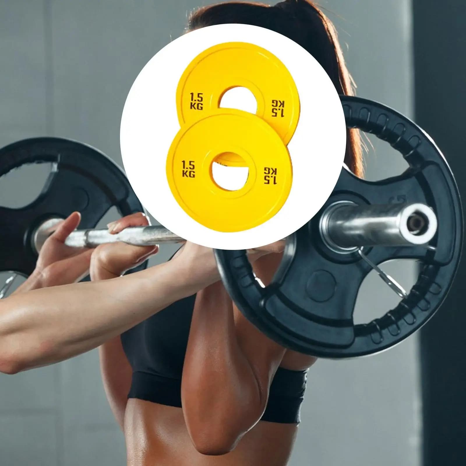 Micro Weight Plates for Barbell Strength Training Steel Dumbbells Gym Plates for Home Gym and Fitness Routine