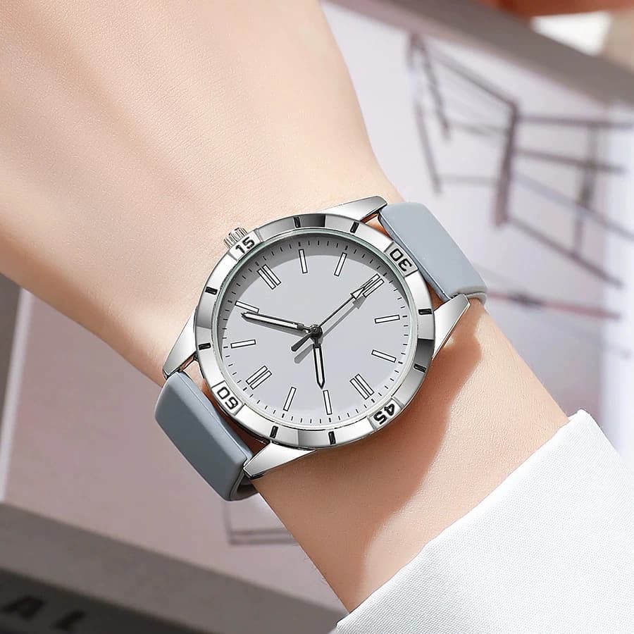 Nuovo Orologio da Donna di Lusso alla Moda in Silicone, Orologi al Quarzo Casual per Studentesse, Regali, Orologi da Polso da Donna, Reloj Mujer