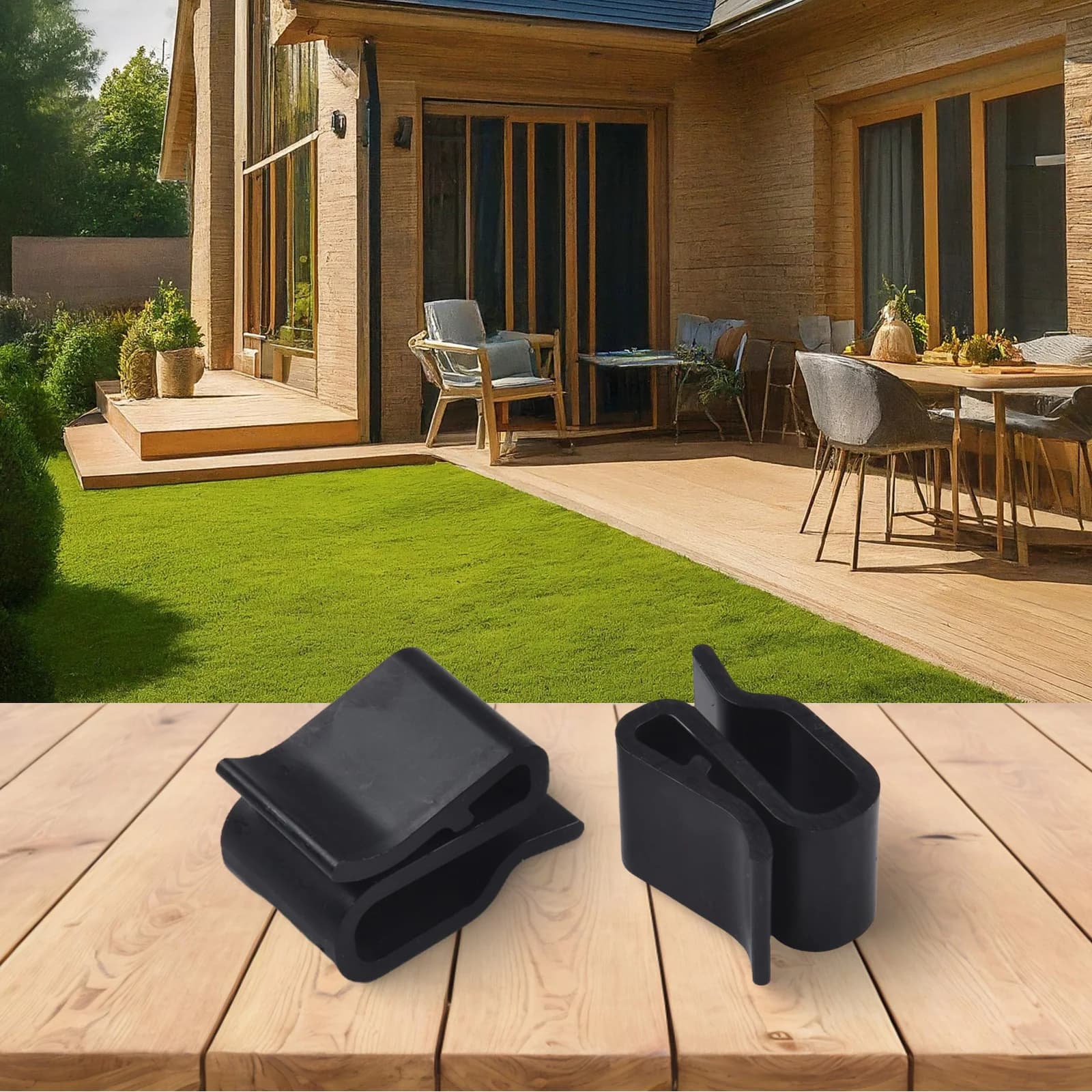 30 pezzi morsetto per cavo fotovoltaico gancio clip solare clip per filo per telaio per rimorchio esterno pannello solare morsetti di gestione in plastica per barche