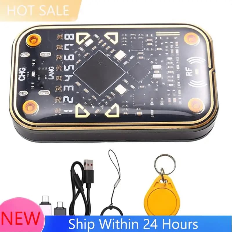 【DISPONIBILE】Chameleon V2.0 UID Keychain Restart Lettore di Chip RFID Smart + Duplicatore NFC con Decodifica ID IC 125K 13.56M Emulatore di Smart Card