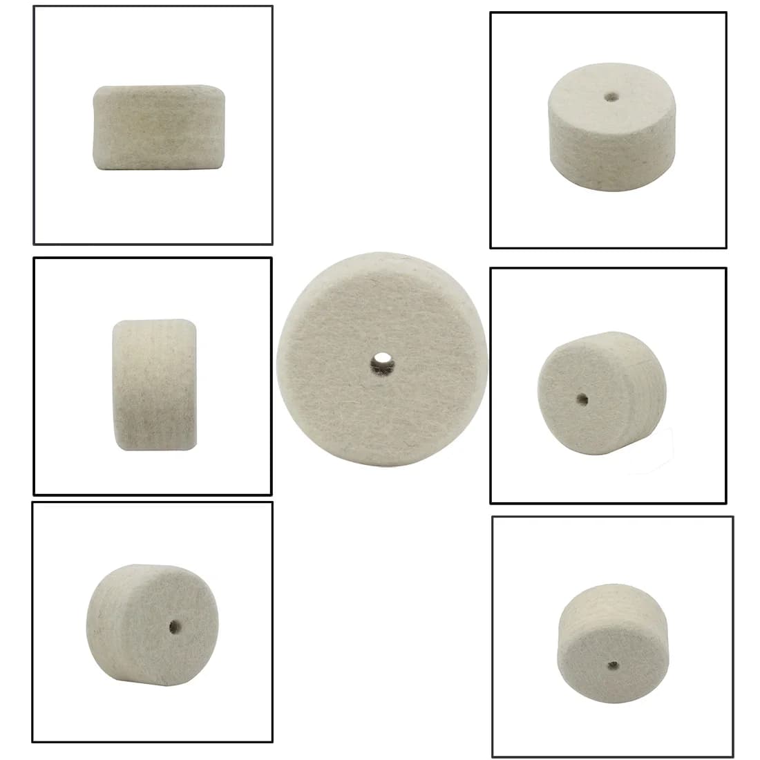IRIN Feltro di lana Pad Bass Jazz Drum Battitori per piedi Martello Pedale per batteria Testa di martello Accessori per strumenti a percussione di ricambio