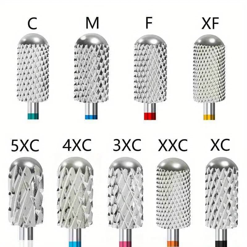 1PC Carbide Tungsten Nail Drill Bit Rotate Burr Milling Nail Cutter Bits Electric Drill Machine For Manicure Pedicure Accessorie